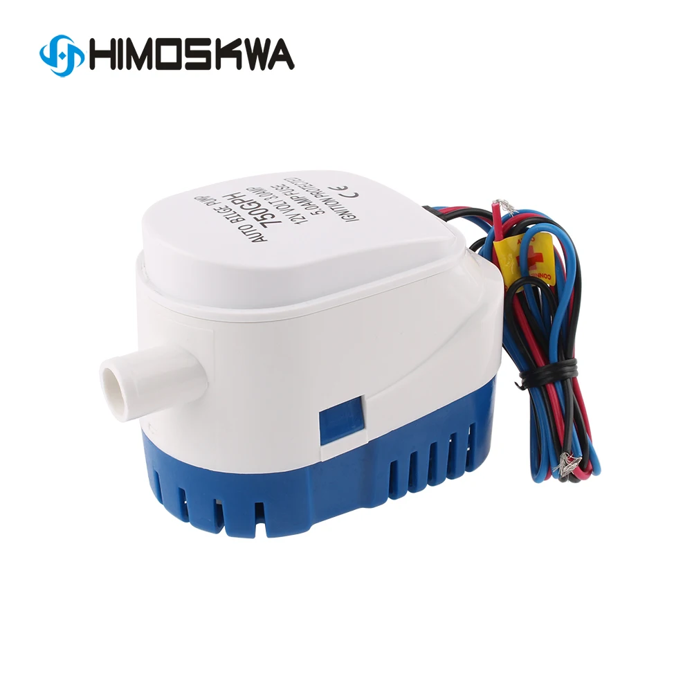 

（ 12V 24V ） 750GPH 1100GPH Automatic Boat Bilge Pump DC Submersible Electric Water Pump Small 12 V Volt 750 1100 GPH Auto