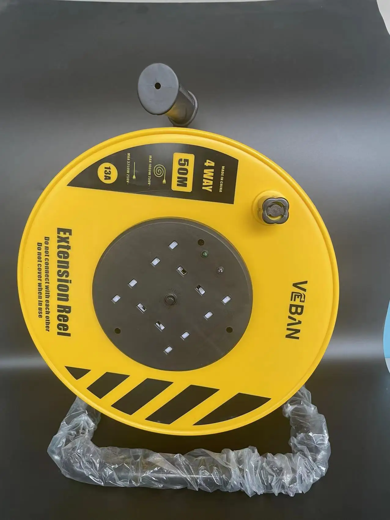 الاتحاد الأوروبي المملكة المتحدة العالمي كابل نحاسي بكرة تمديد الحبل مع 4 مآخذ BS ذكر IEC أنثى 3250 واط 13A المتاحة 20 متر 30 متر 50 متر الإصدارات #5