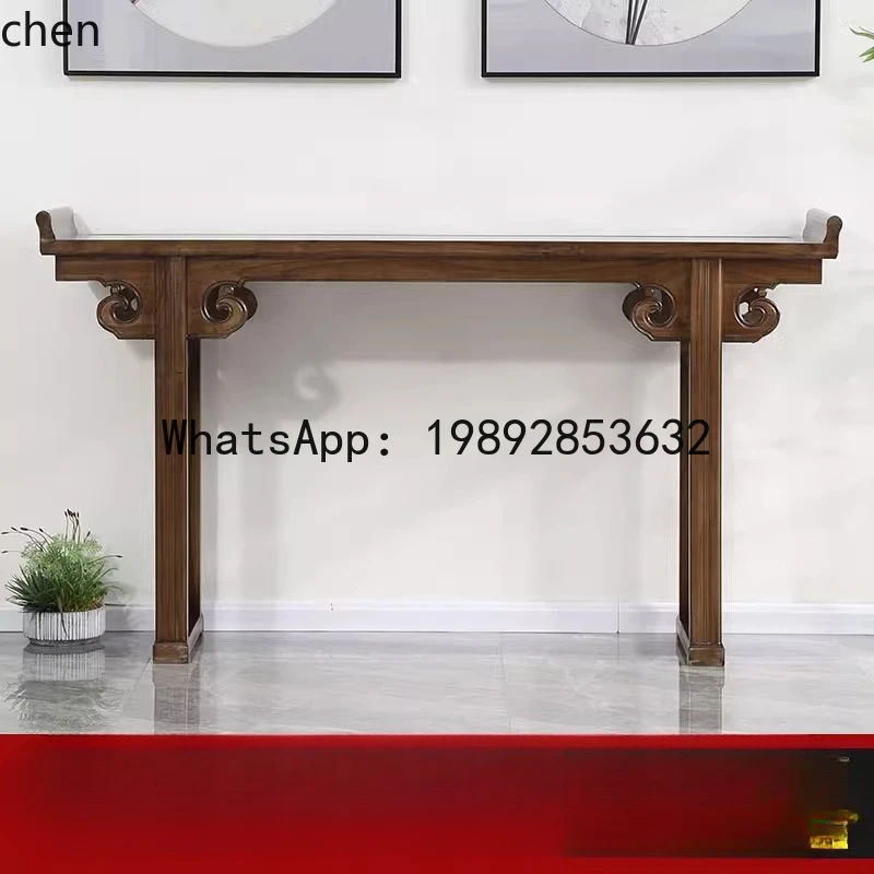 H1  entrance  strip table for household elm end view table strip ji incense case simple