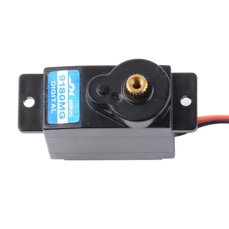 JX Servo PDI-9180MG 180 degrés Mini Servo 2.5kg 0.12sec 12g engrenage métallique Servo numérique pour avion à voilure fixe