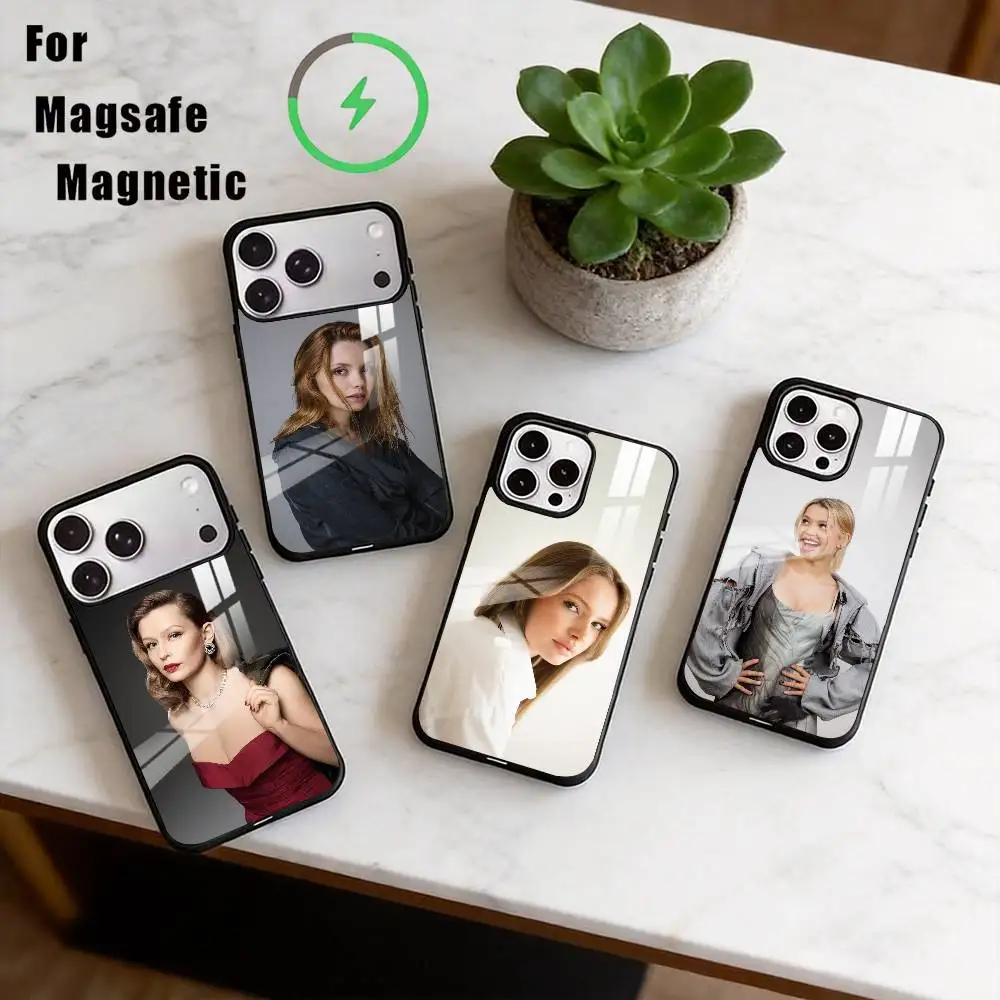 

Yuliya Peresild Anna Peresild Phone Case For iPhone17,16,15,14,13,12,11 Plus,Pro Compatible with magnetic wireless charging