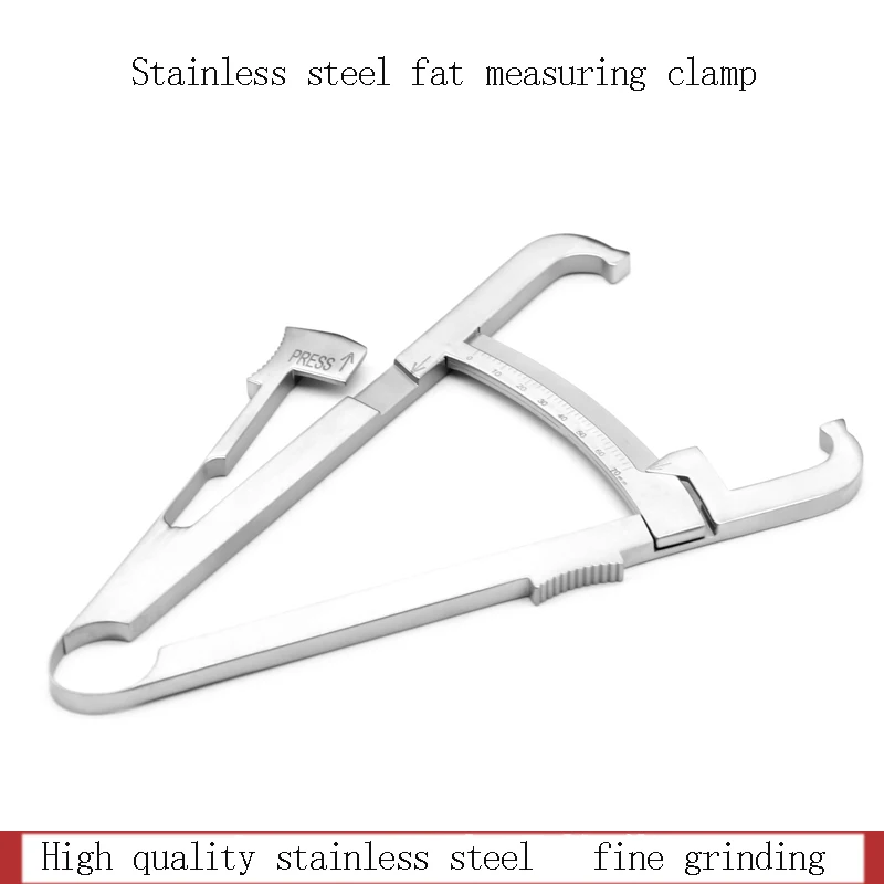 Fat measuring clamp double-sided scale (stainless steel & Gold & Plastic)