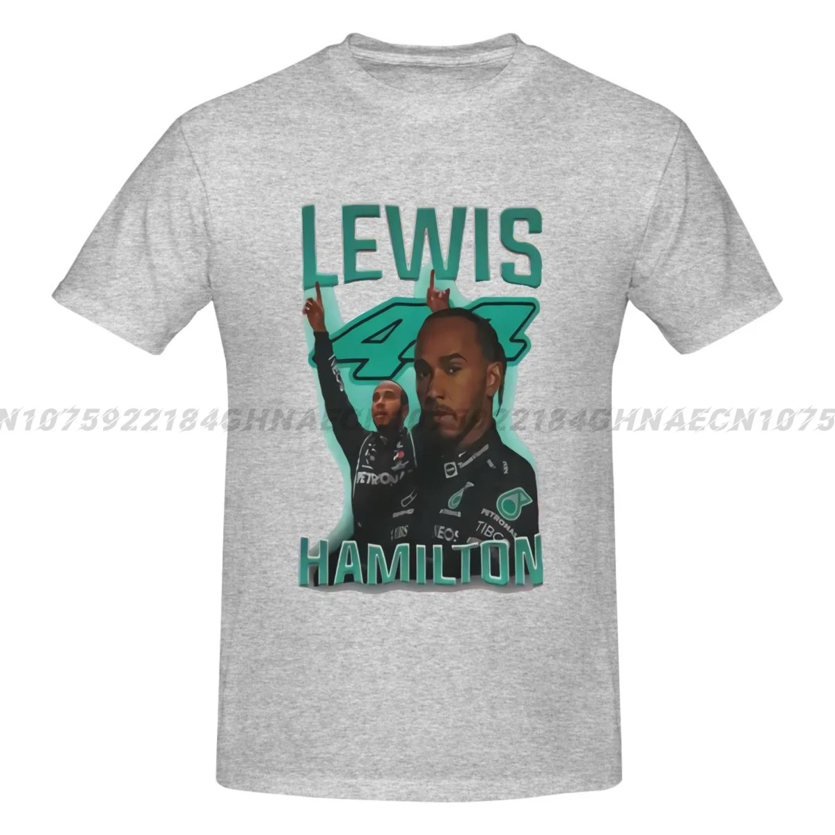 Lewis Hamilton 44 Bootleg Men Women T Shirts F1 Car Racing Merchandise Fashion Tee Shirt T-Shirt Cotton Adult Clothing