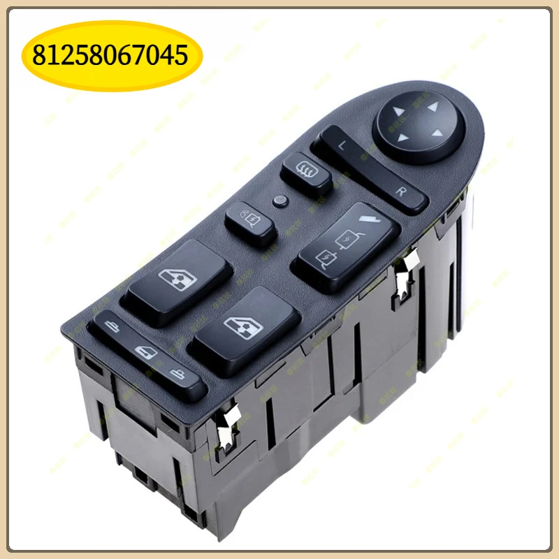 

81258067045 81258067097 Автомобиль для MAN TGA TGX LHD Автоматический переключатель управления стеклоподъемником, автоаксессуары 81258067098