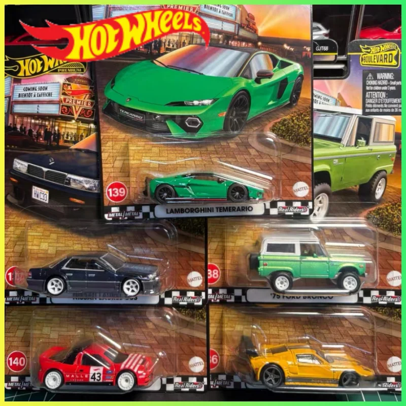 

Hot Wheels Premium Boulevard 2025 No. Набор литых машин 136-140. Коллекция игрушек Ford GT Lamborghini Nissan в масштабе 1/64.