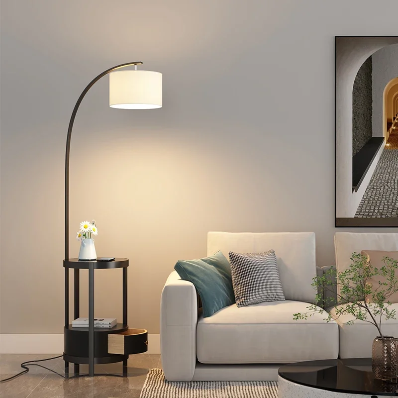 

Luxury fishing floor lamp Living room advanced sofa