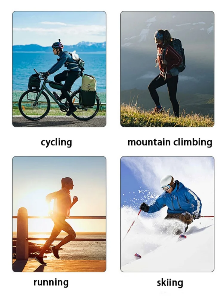 AliExpress Fleece-lined Thermal Cycling Gloves With Split Fingers, Unisex Style, Touchscreen-compatible Outdoor Sports Gloves