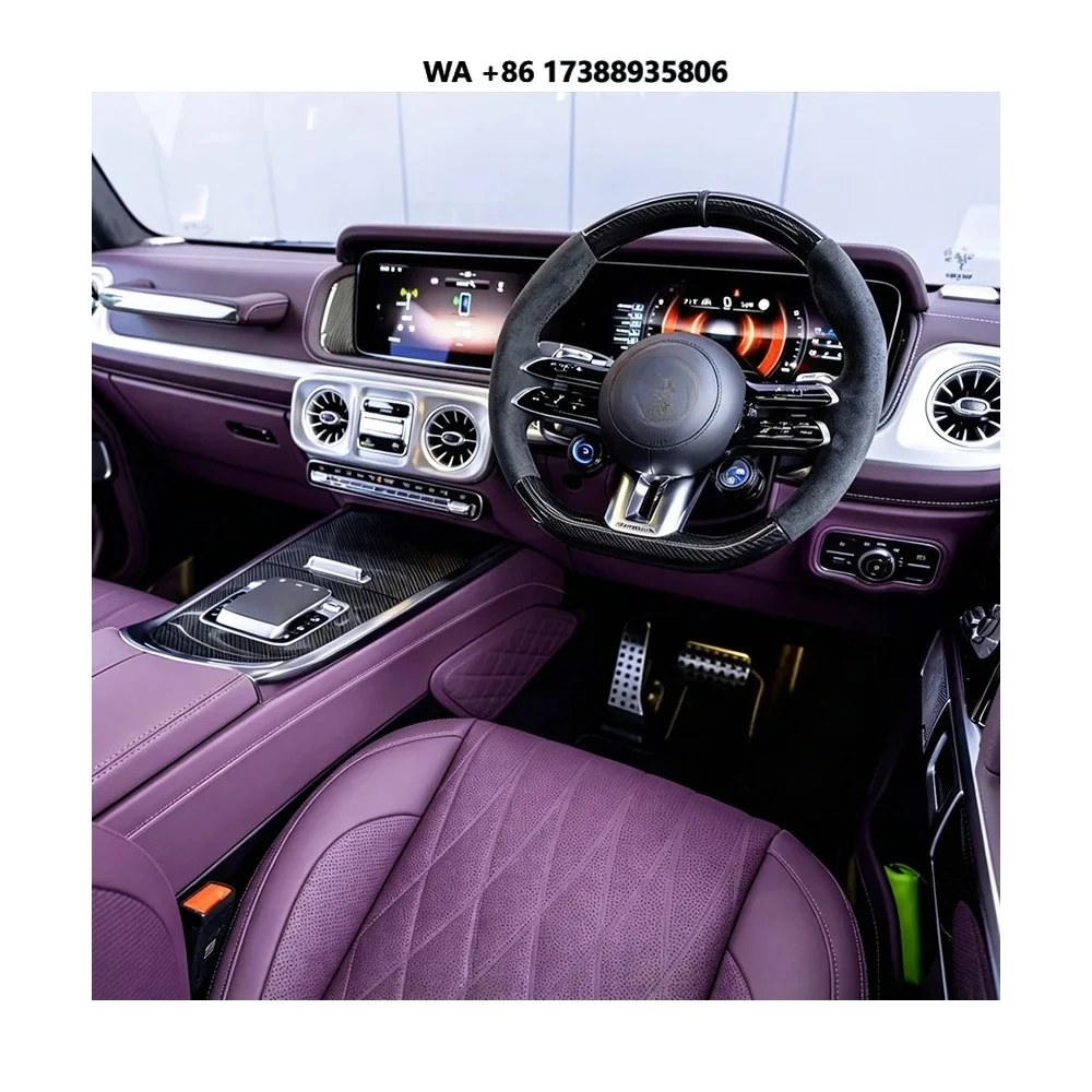 Upgrade to W465 Style Right-hand Drive Car Interior for  Class W463 Door Panel Center Console Seat
