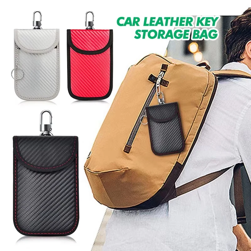 

Car Key RFID Shielding Pouch Anti Signal Block Storage Bag