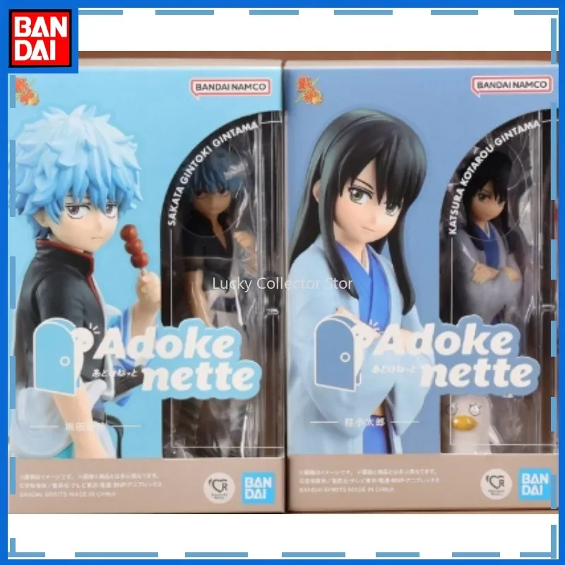 Bandai Adokenette Gintama Sakata Gintoki Katsura Kotaro Elizabeth Hand-made Doll Model Ornaments Sceneries Ready-made Toys Gifts