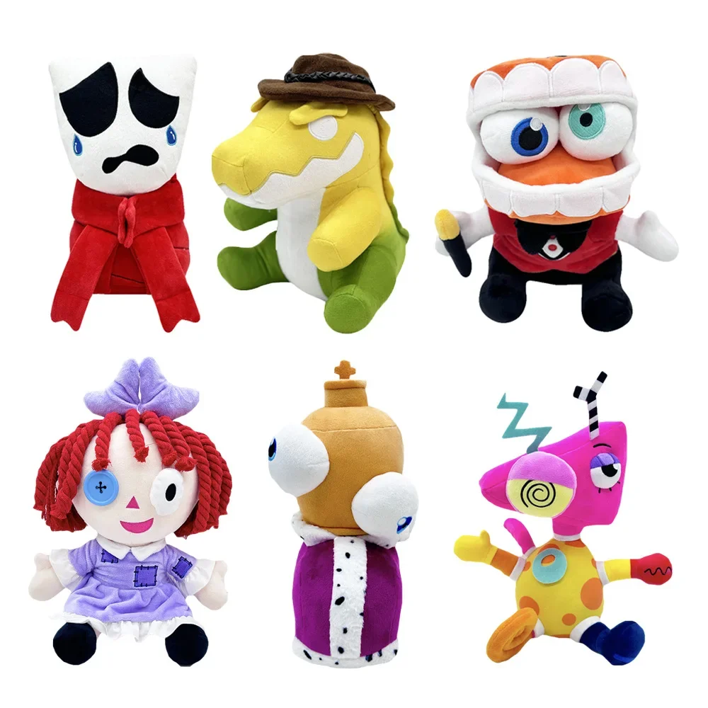 52style The Amazing Digital Circus Plush Pomni and Jax Plushie Doll Toys Cute Stuffed Animal Birthday for Kid Children Christmas