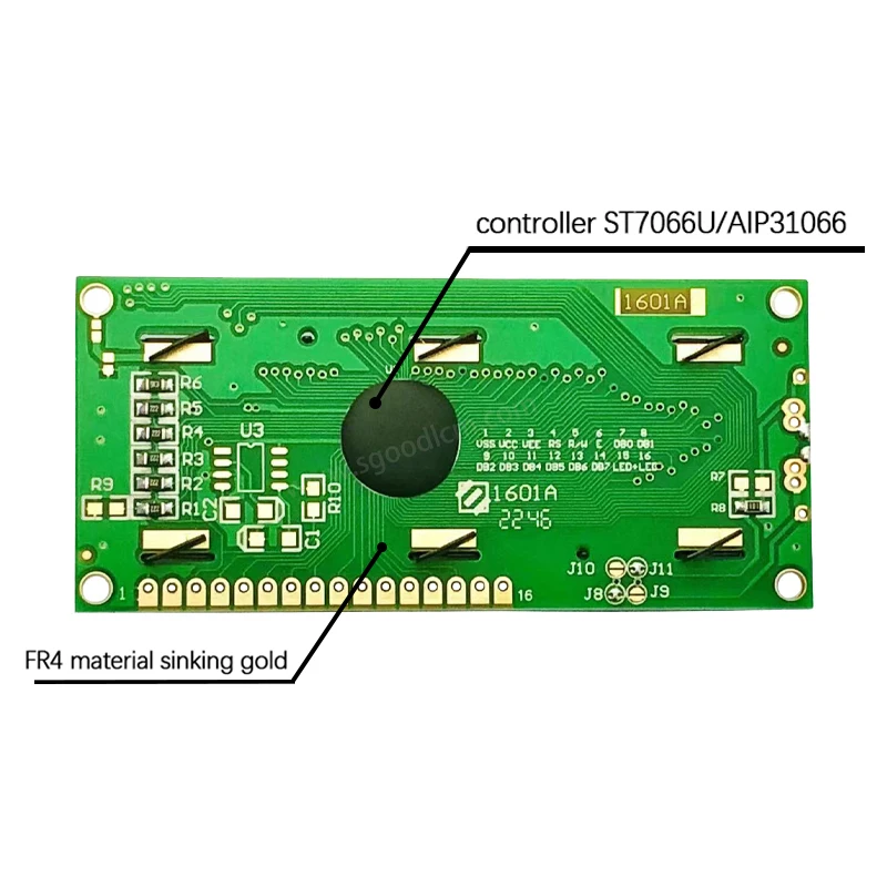 Módulo i2c Display LCD, 1601A, 16x01, Controlador SPLC780D, Fonte de Alimentação 5V, Múltiplos Modos