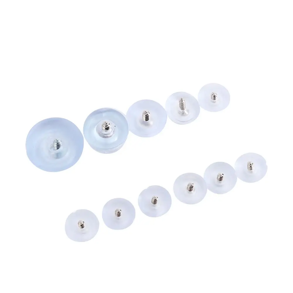 With Screws 20pcs Furniture Legs Floor Protectors Mat Rubber Furniture Protector Pads Feet Pads Floor Pads Chair Leg Caps