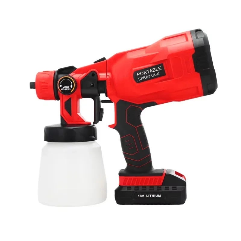 

AKX Portable Electric Cordless Paint Sprayer Spray Gun With Rechargeable Battery Powered