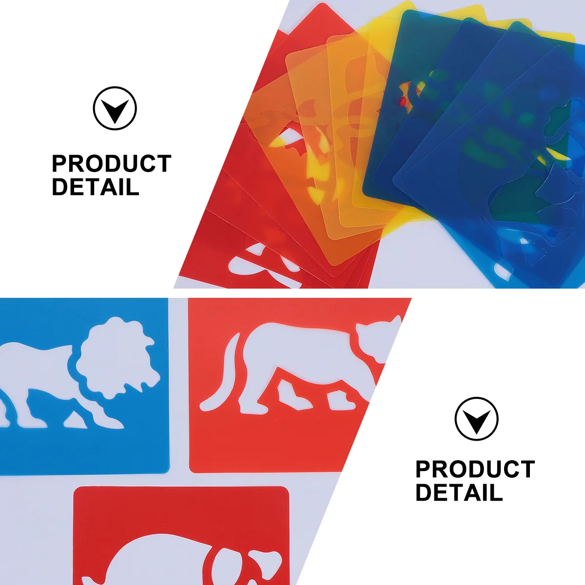 

12Pcs Kid Painting Template Cartoon Drawing Stencils for Kids Creative Art Craft Painting Auxiliary Templates Drawing Template