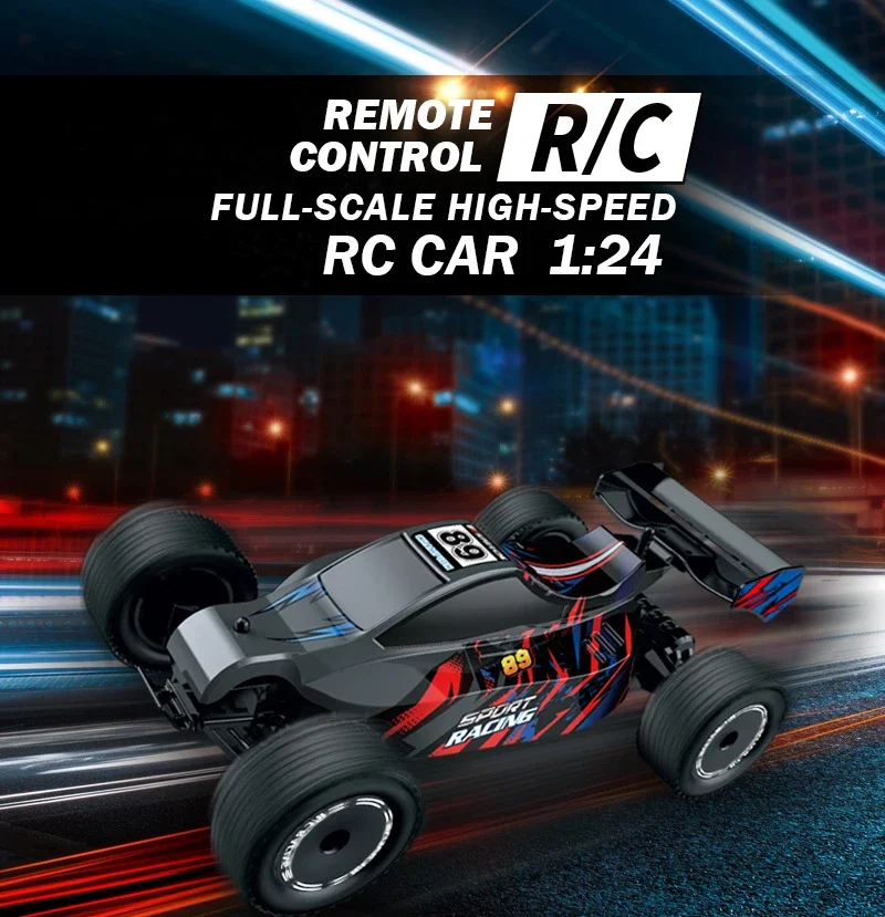 Rc Car with Camera Hd Wifi Fpv Machine On Remote Control Stunt 1/24 2.4G Suv Radio Control Climbing Toys for Boys Children Gifts
