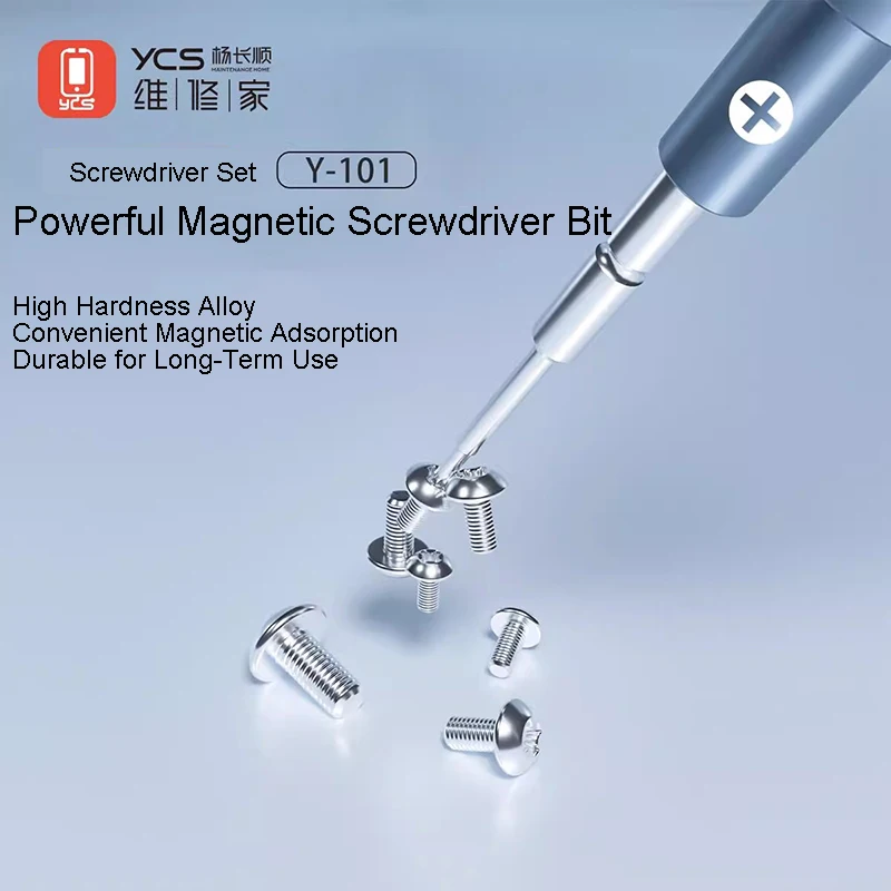 YCS Y101 5 IN 1 2D Precise Screwdriver Set High Precision Magnetic Screwdriver Bits for Disassembly Repair Tool Set