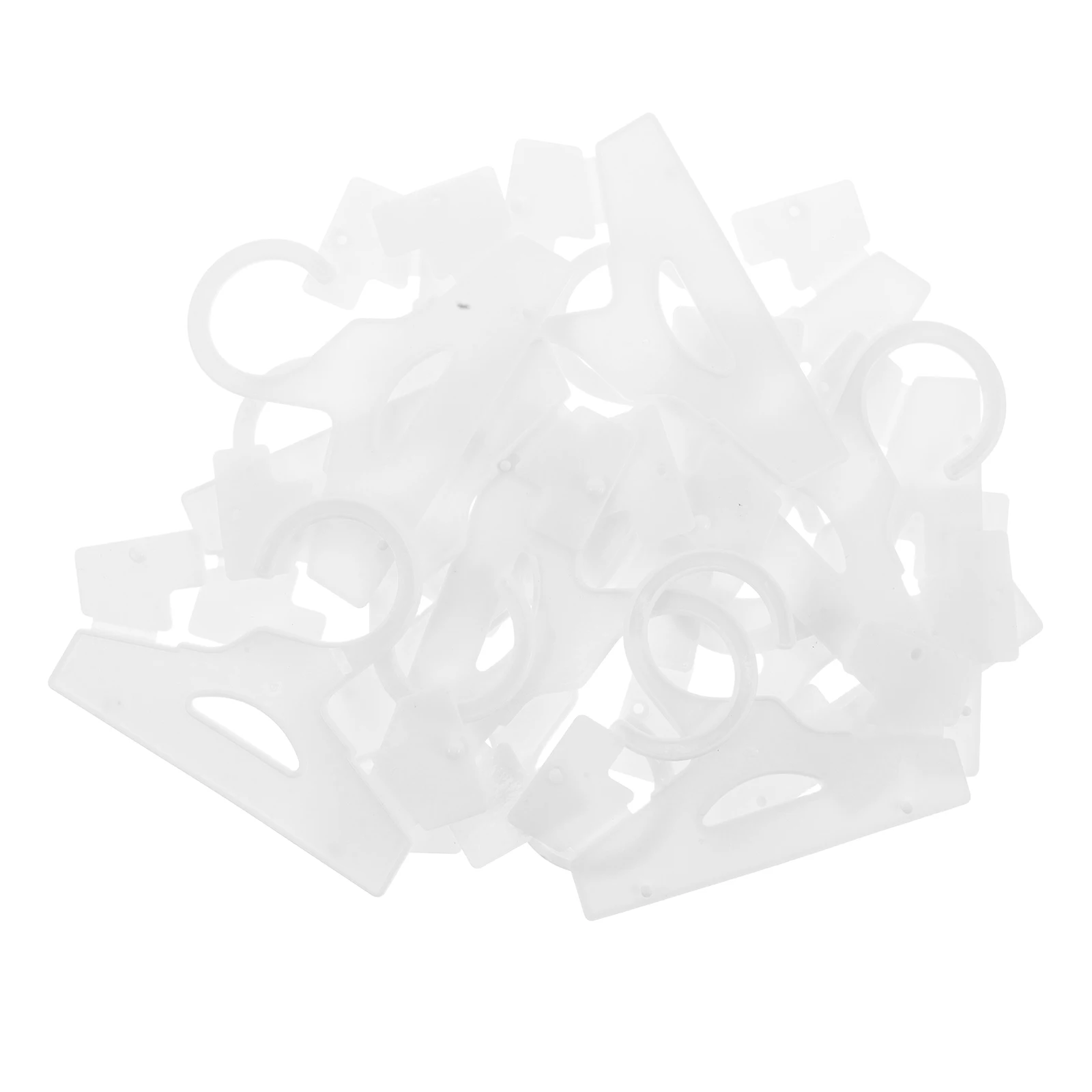 

100Pcs Dehumidifier Bag Hooks Reusable Plastic Closet Moisture Absorber Bags Hangers for Wardrobe Bathroom Bedroom Humidity