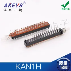 KAN1H with hole Straight key Button Key switch 30 feet with lock interlock 30P