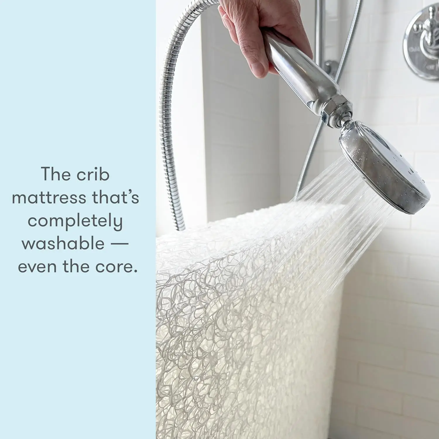 مرتبة سرير أطفال نيوتن بيبي الأساسية - مرتبة سرير أطفال آمنة وفائقة التهوية وقابلة للغسل في الغسالة