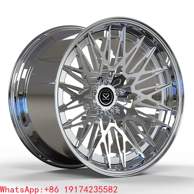 

5x120 18 19 20 21 22 Inch Concave Rims After Market 2 PC Passenger Car Wheels for GTR and Other