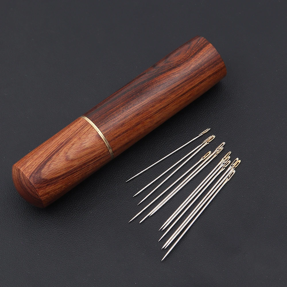 1Set/12pcs Side Hole Blind Sewing Needles Stainless Steel Multi-size Self-Threading Needle Garment Home Sewing Tools Accessories