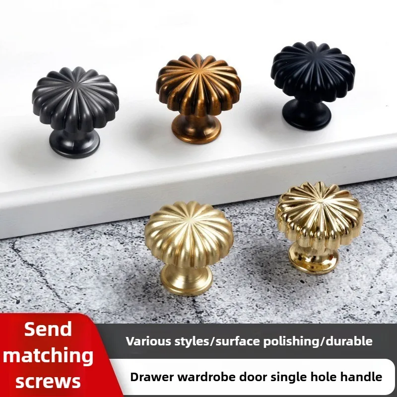 3 PCS European Style Minimalist Solid Aluminum Alloy Cabinet DIY Pull Handle Classical Luxury Drawer Knob Cabinet Door Handle