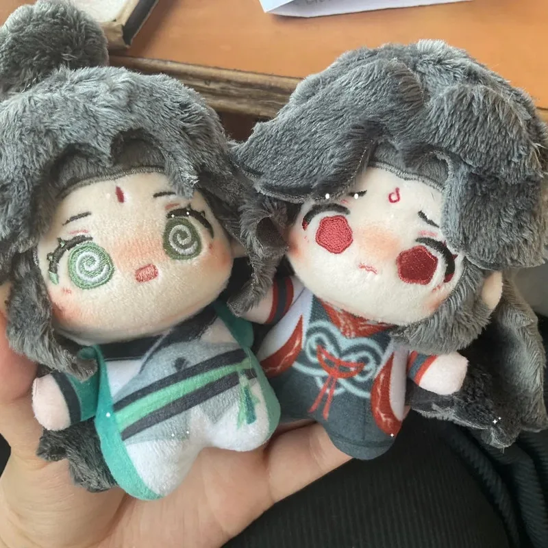 10cm Scum Villain'S Self-Saving System Fanmade Fans Gift Shen Qingqiu Luo Binghe Printed Anime Peripherals Cotton Doll Plush