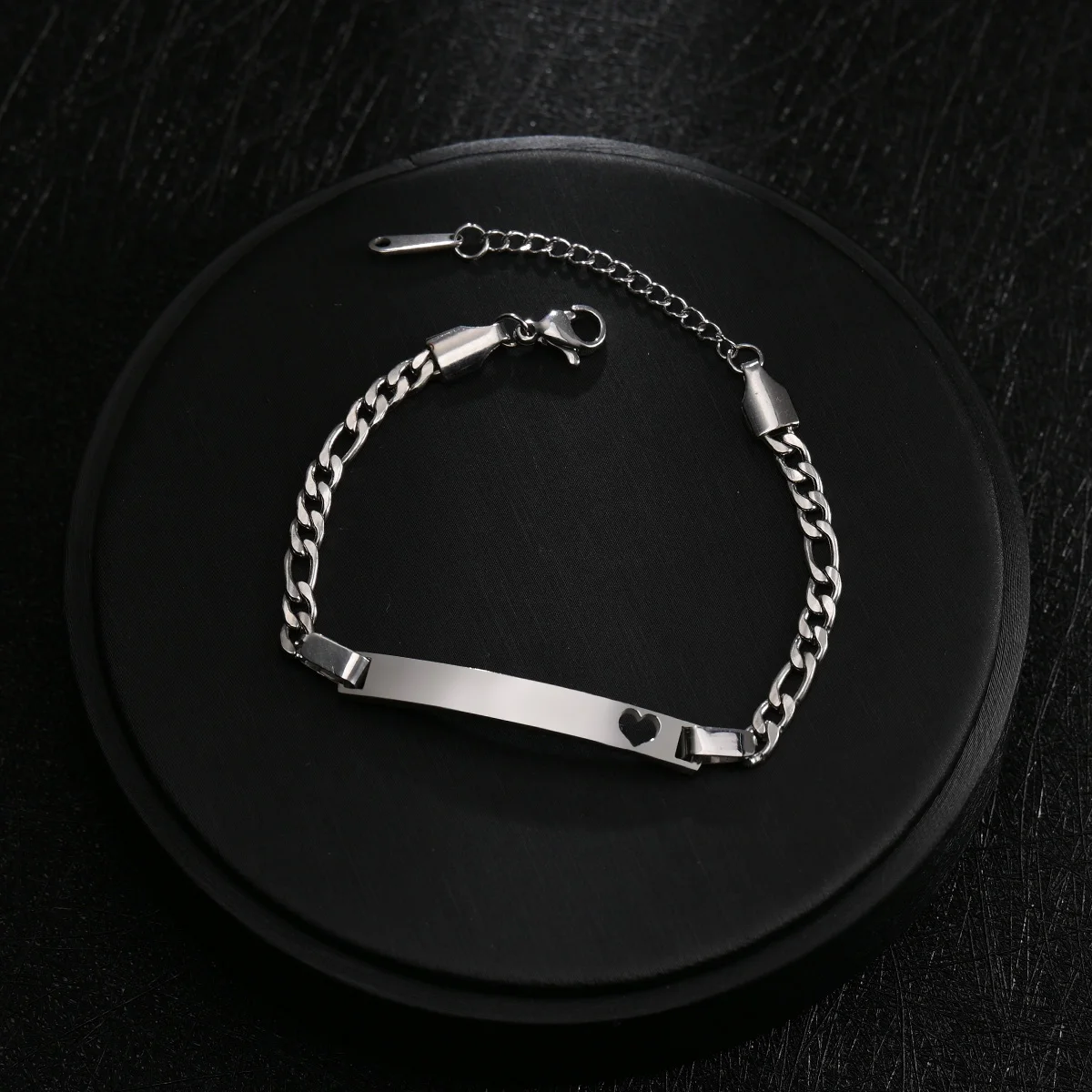 Punk Gold Stainless Steel Thick Hand Chain Bracelet