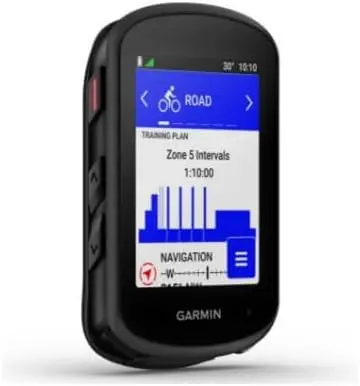 Solar-Charging GPS Cycling Computer with Touchscreen and Buttons, Targeted Adaptive Coaching, Advanced Na