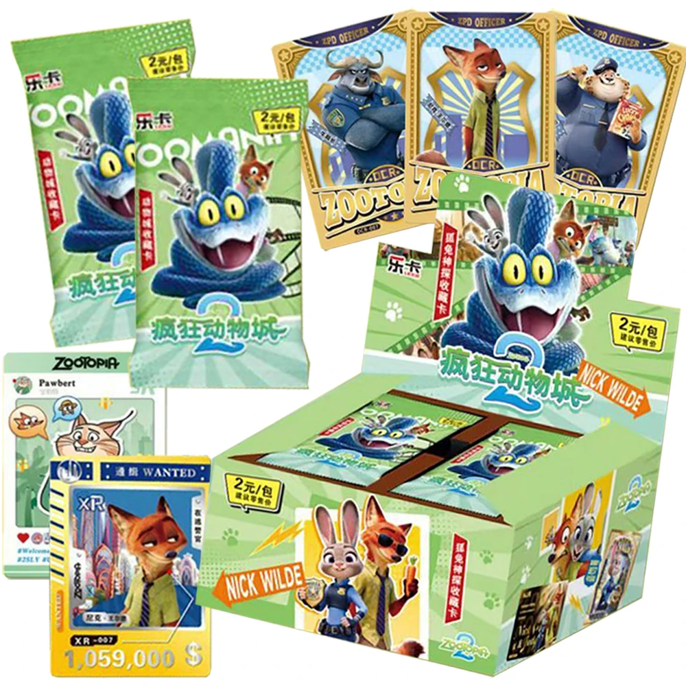

Коллекционные карты Zootopia2, популярный аниме-фильм, главный герой, креативная фоторамка, стильные карты с персонажами, подарок, семейные настольные игрушки