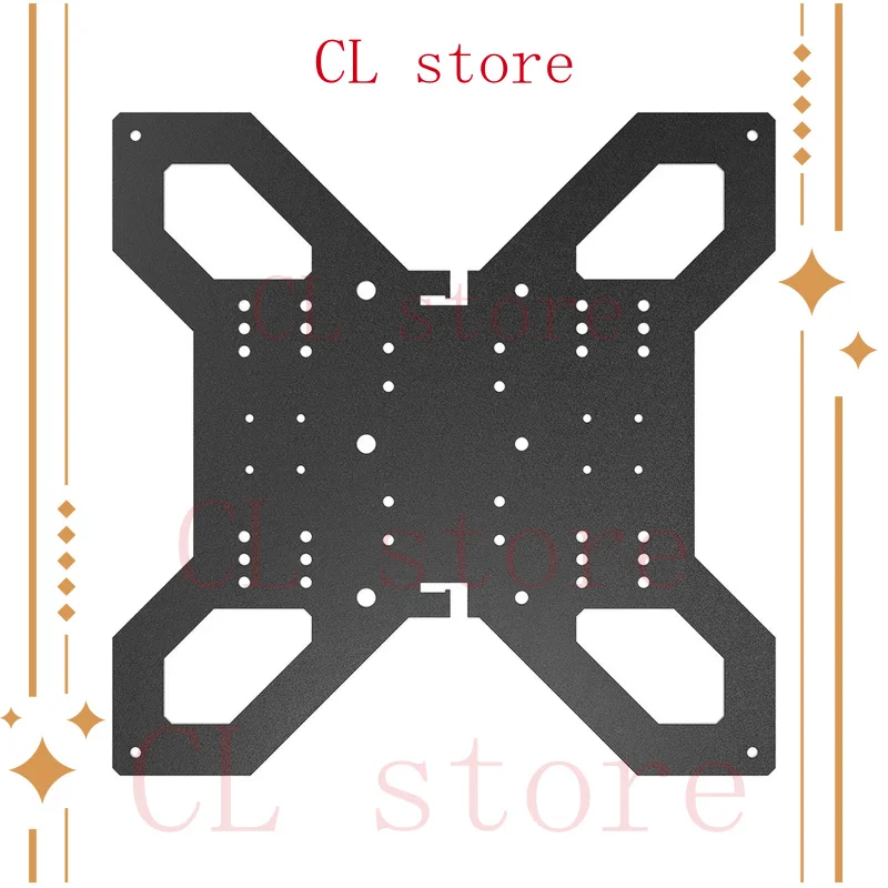 

Обновление 3D-принтера, опорная пластина для горячей кровати оси Y, 3D-детали для алюминиевой платформы с подогревом 310 мм, совместимая с линейной направляющей