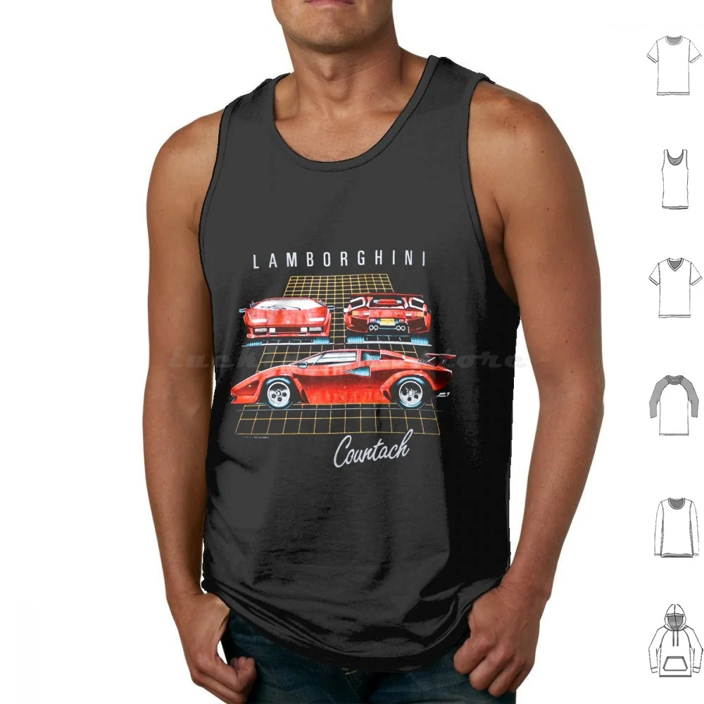 Countach Tank Tops Vest Sleeveless Countach Countach The Countach Countach Art Countach Vintage Countach Painting Countach