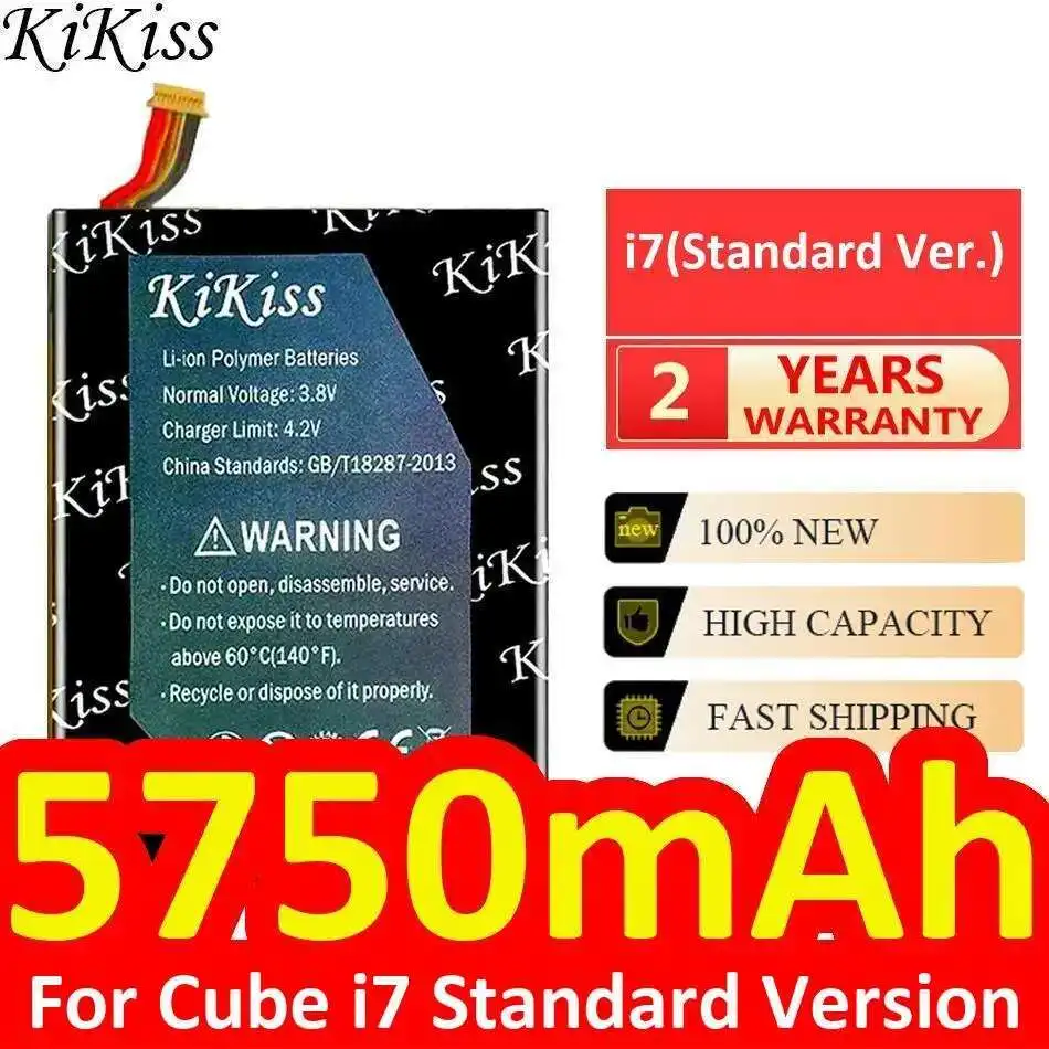 

Laptop Battery High Compatibility For Cube I7 Standard Version 5750Mah Good Low-Temperature Performance Ver.