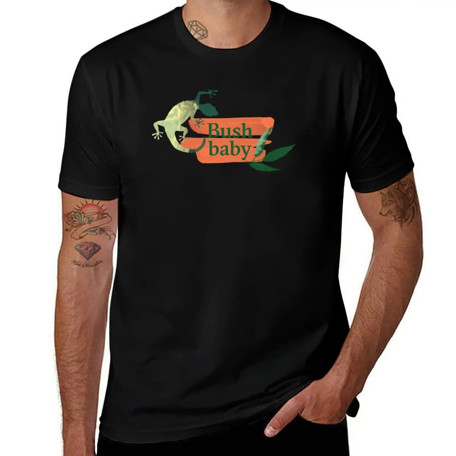 Bush Baby lizard T-Shirt Breathable Sportswear T-Shirt for Men