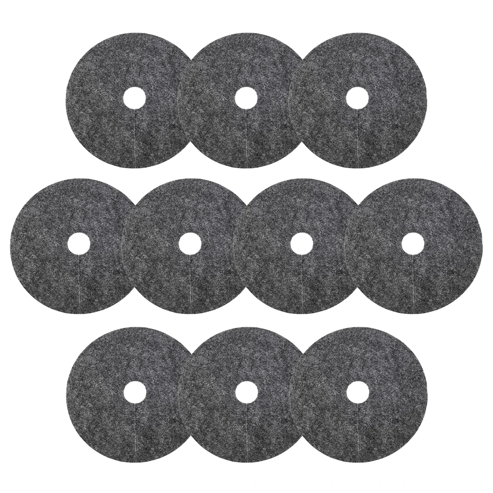 

10pcs 10 Flower Pot Water Absorption Pads Landscape Root Barrier Non Woven Tree Mulch Rings Plant Protectors Mats Durable Fabric