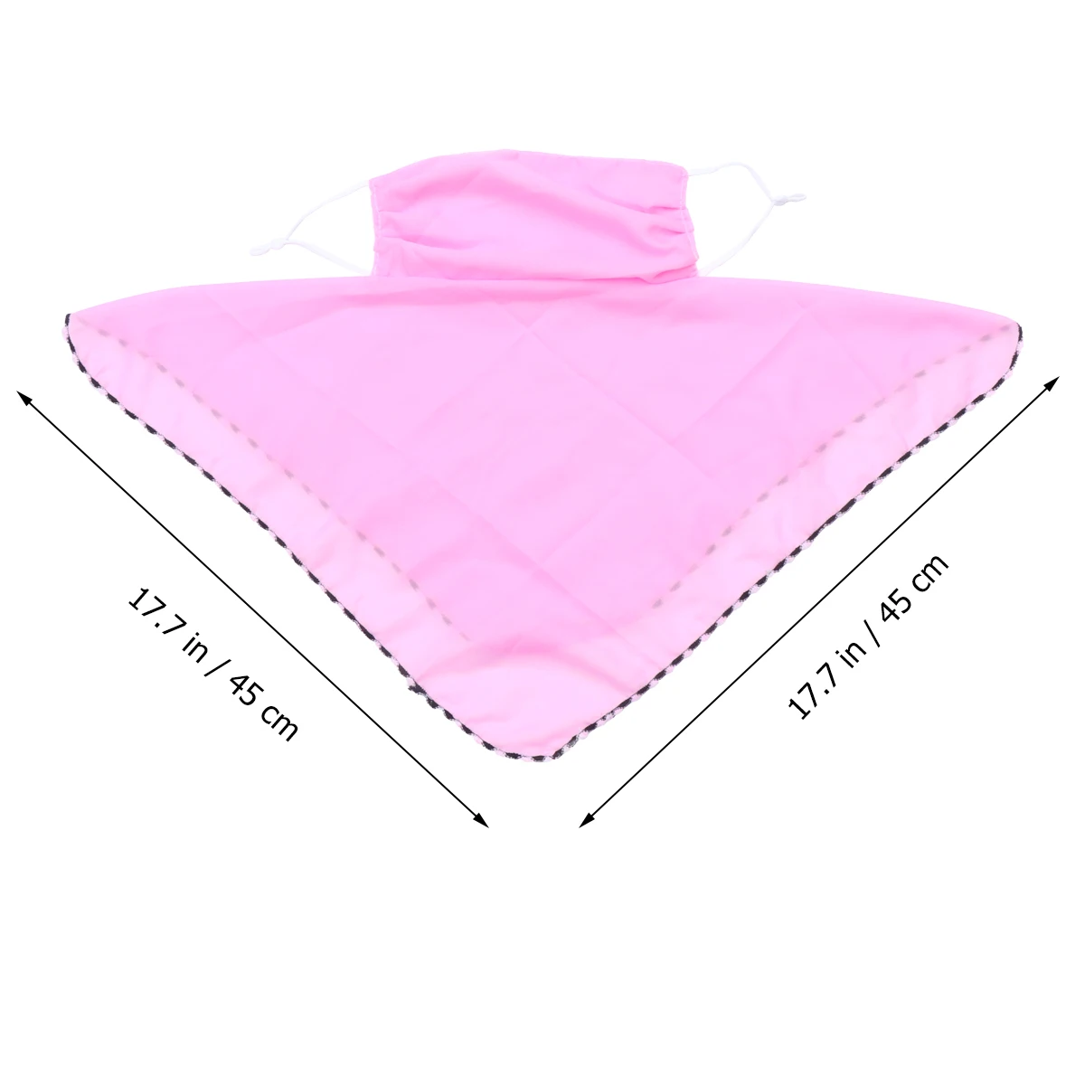 

1 Set 2Pcs Women Face Cover Bandanas Mouth Cover Ultraviolet-Proof Face Mask Sun protection for Biking Cycling (Pink)
