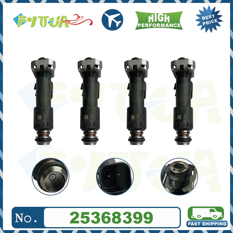 

4pcs Fuel injector 25368399 for DFM DFSK Glory 330 V27 C37 Car Accessories Automobile Spare Parts