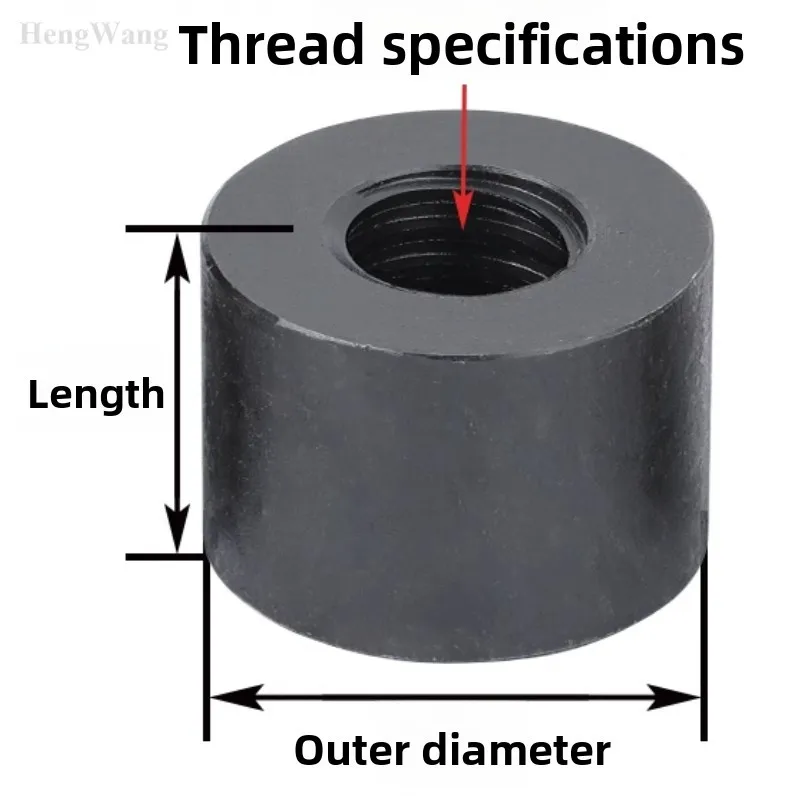 

Trapezoidal Lead Screw Nut Right-hand Thread T10/12/14/16/18/20/22/25/30/32/36/60, Precision Heavy-Duty Nut for CNC 3D Printer
