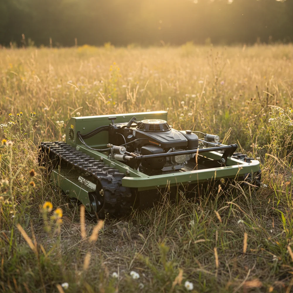 High Power Multi-Function Agriculture and Forestry Greening Pruning Farm Weeding Robot Remote Control Lawn Mower