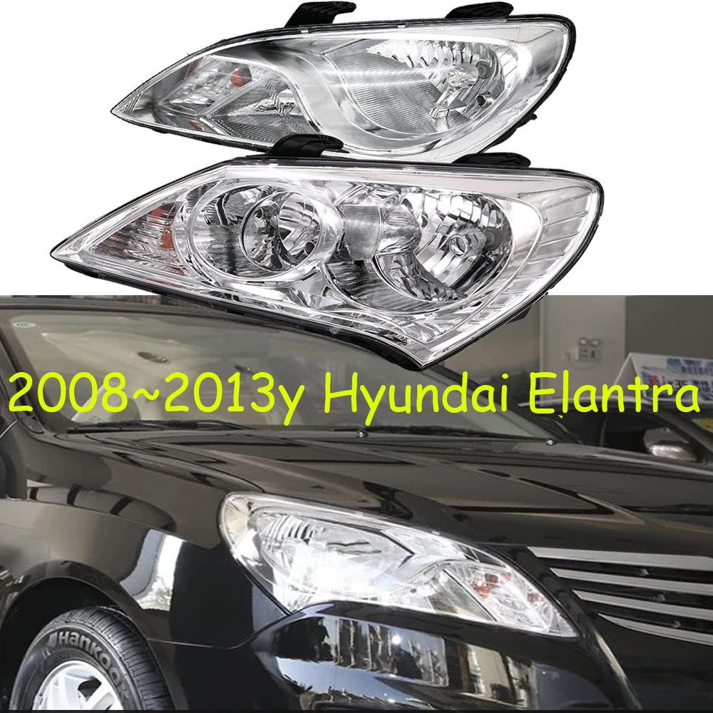 

1pcs car bumper headlamp For Hyundai Elantra headlight 2008~2011y head lamp for Hyundai Elantra fog lamp