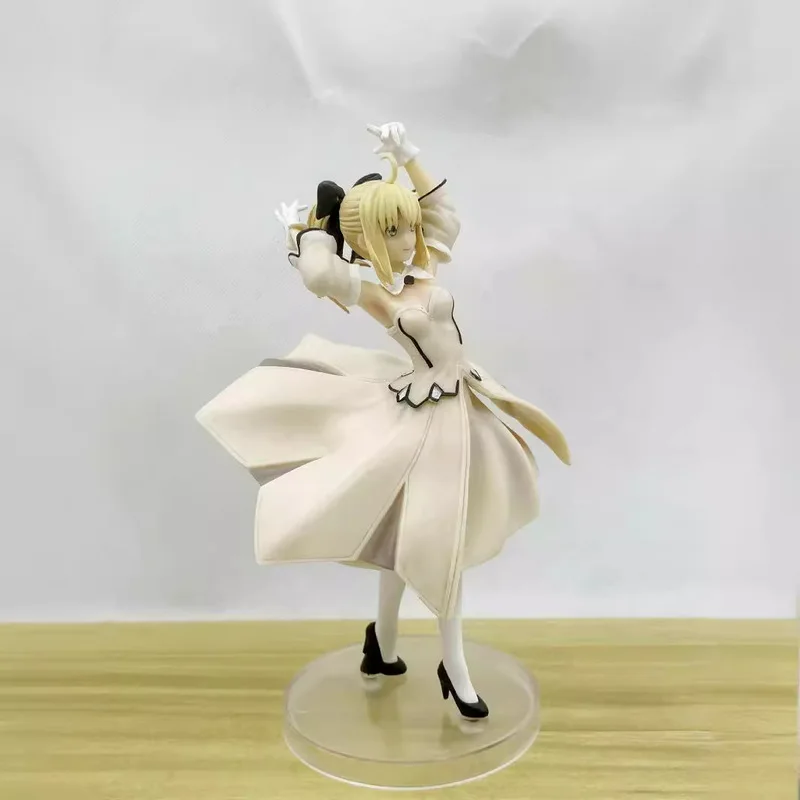 Anime Fate Stay Night Action Figures New Cute Girl Altria Pendragon Collectible Model Doll Toys Christmas Birthday Gift For Kids