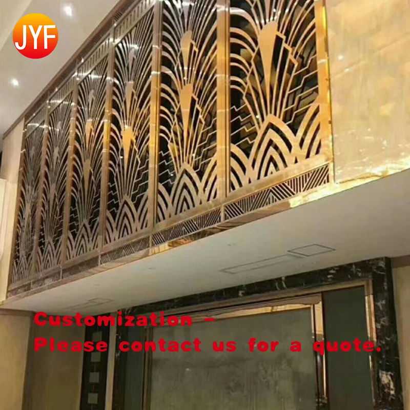 

custom.M235 Новая современная дизайнерская перегородка и ширма для дома из матовой нержавеющей стали