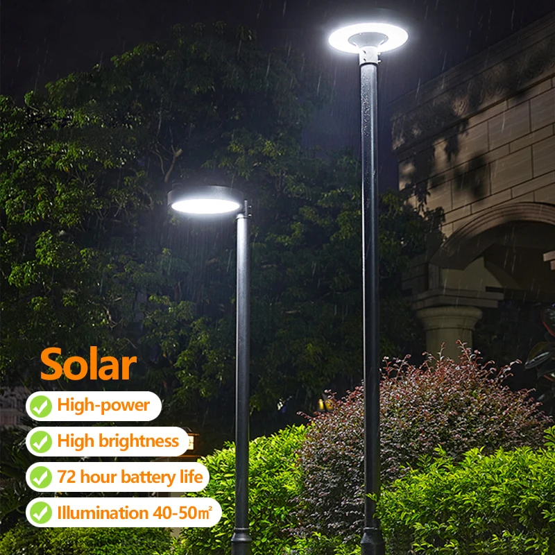 

Solar column headlights outdoor lights high pole courtyard community parks street fence walls gate lights door pillar lights