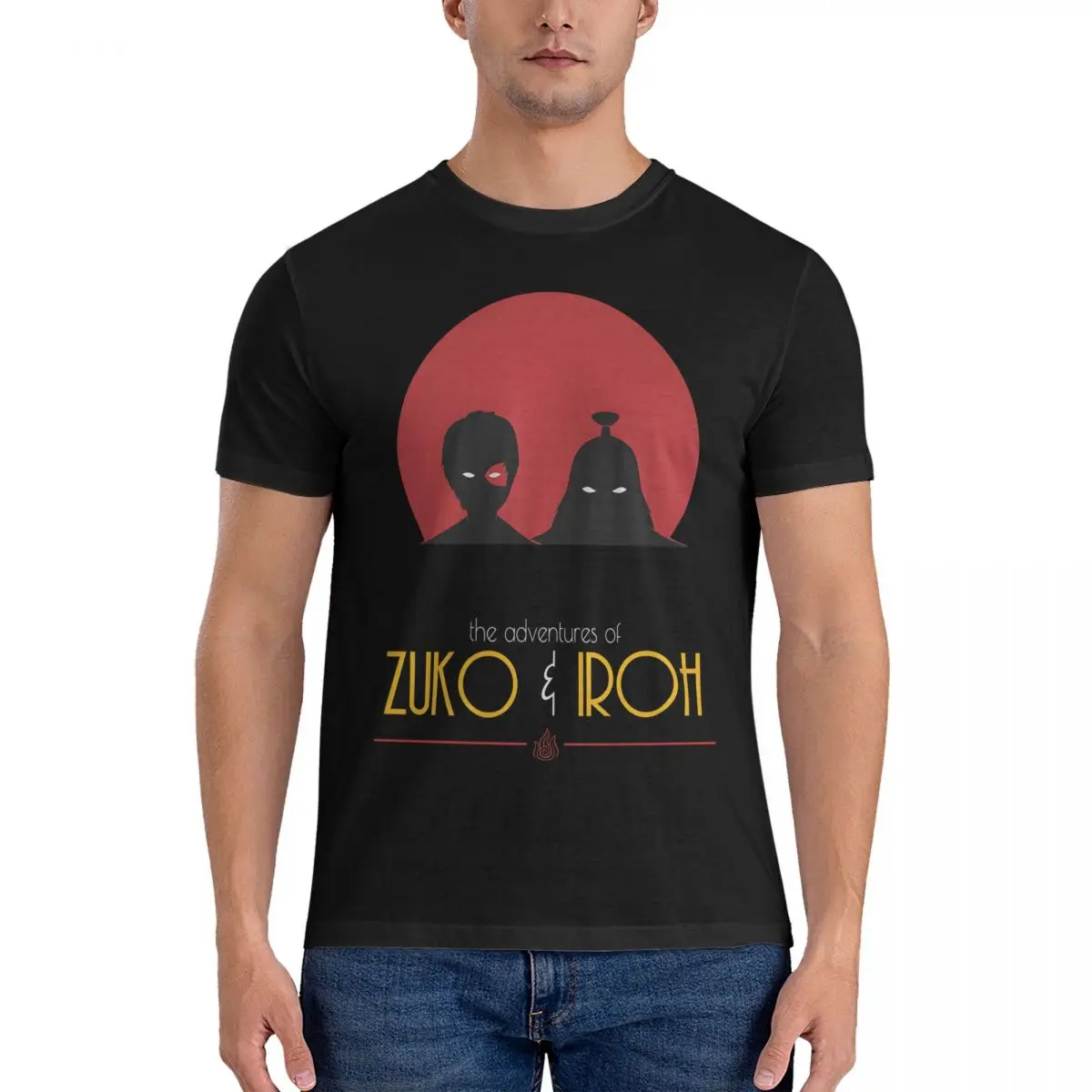 The Adventures Of Zuko And Iroh Men T Shirts Avatar The Last Airbender Awesome Tees Short Sleeve Crewneck T-Shirts