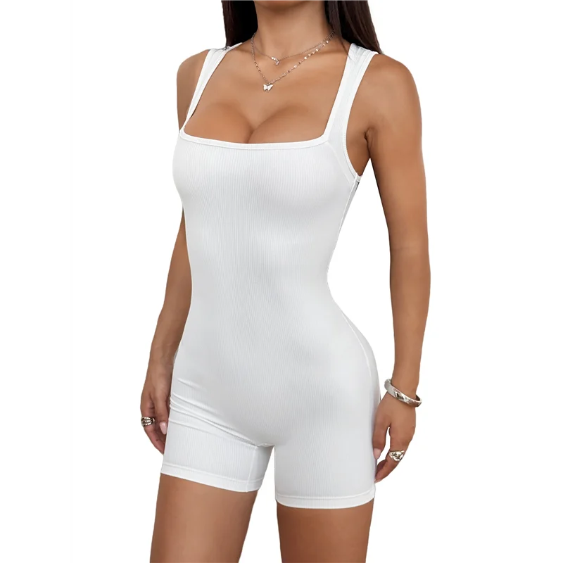 Monos para mujer, mono corto, peleles de entrenamiento, trajes de verano, gimnasio, Yoga, playa, 2025-A55G