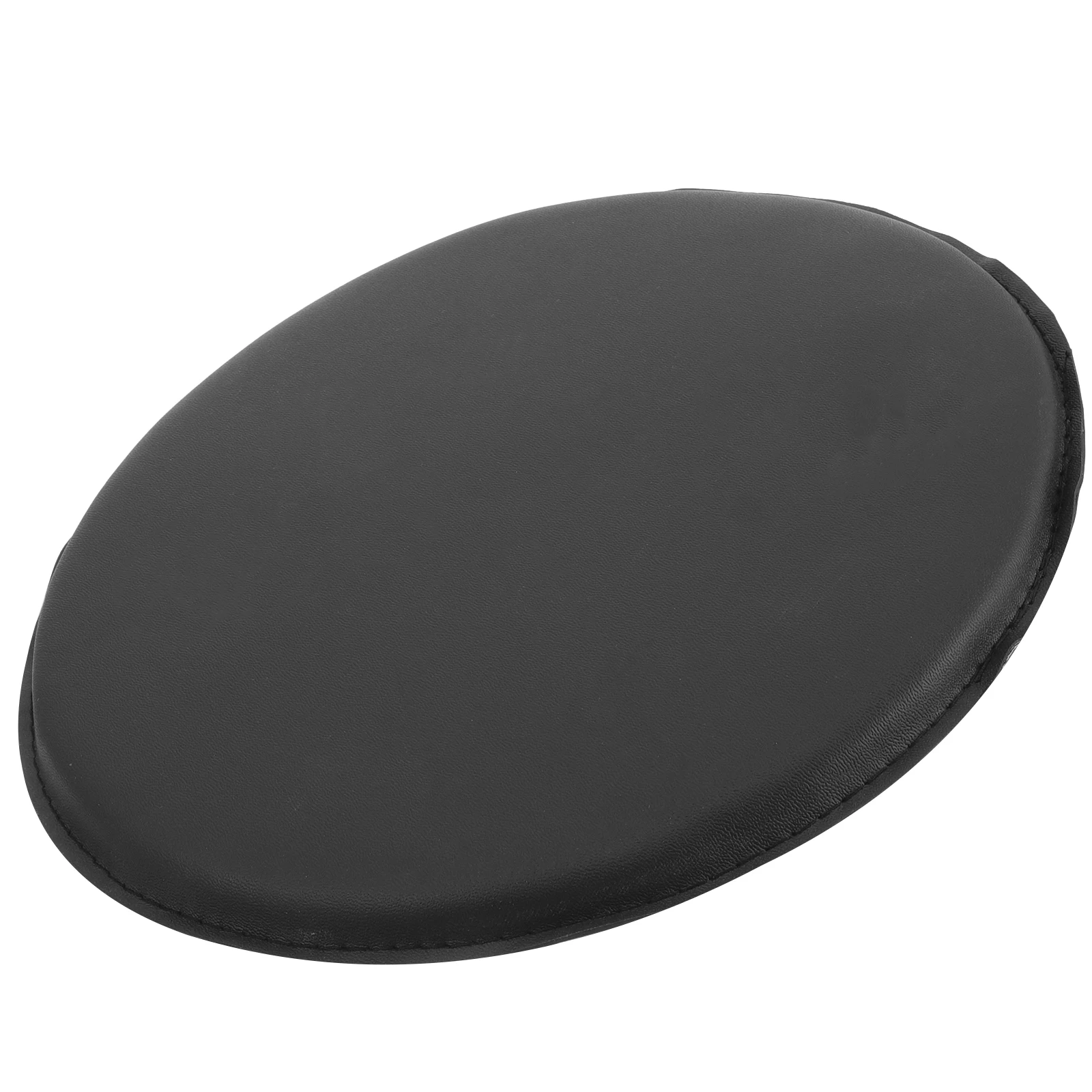

Round Stool Panel Surface Small Bench Accessories Counter Pu Seat Student Chairs Black PU Easy Clean Kitchen Dining