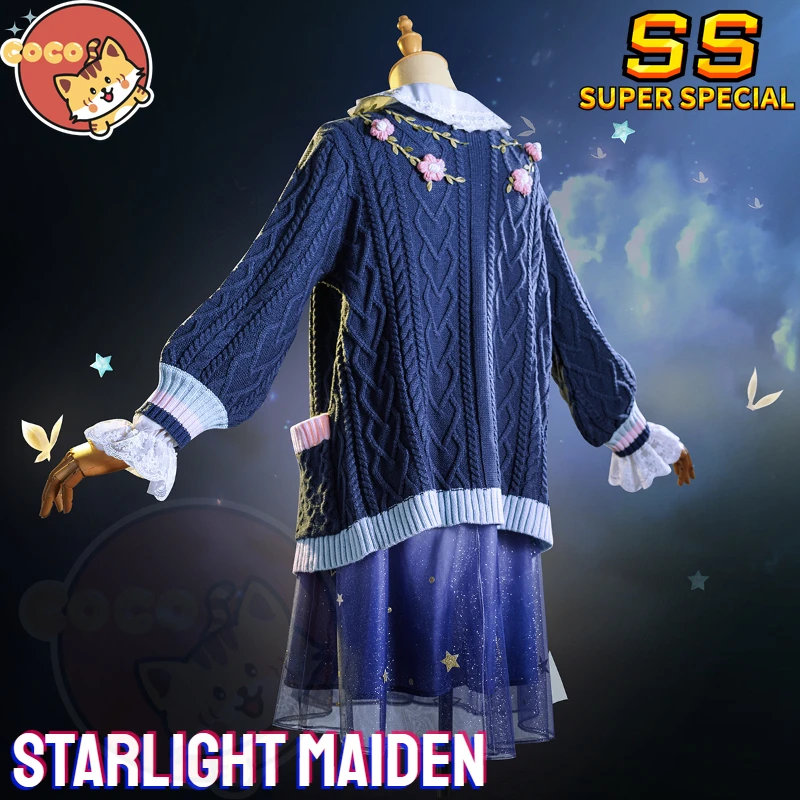 Starlight Maiden Cosplay Costume Game Identity V Helena Adams Cos Starlight Maiden Costume The Minds Eye Cosplay + Wig CoCos-SS