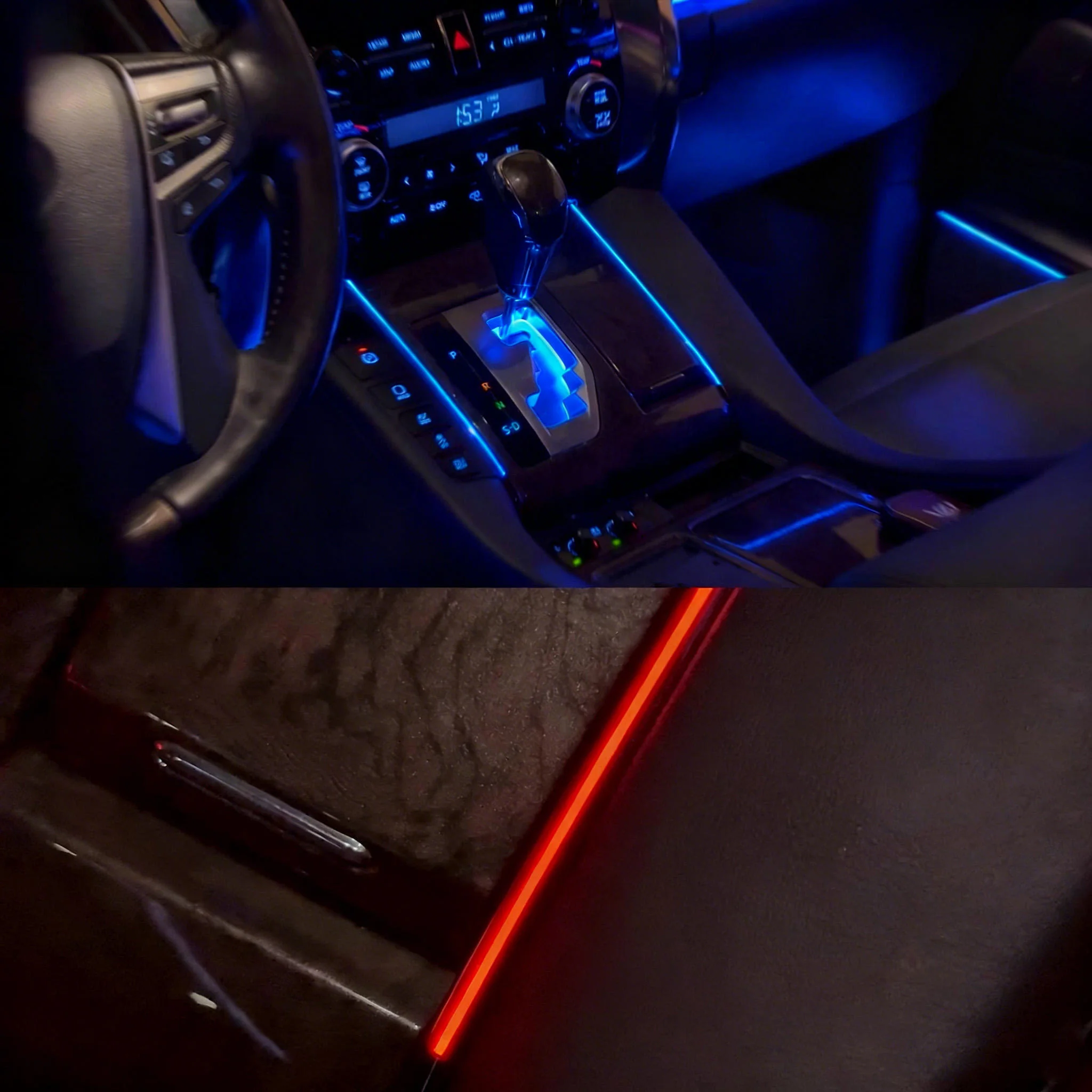 NewSJC Car Ambient Light for Toyota 30 Series Alphard/Vellfire/Lexus LM 2015-2022 LHD/RHD Car Atmosphere Light for Interior Upgr