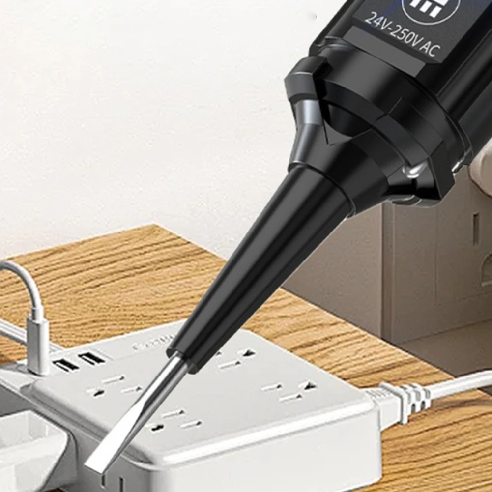 Бесконтактная ручка для обнаружения напряжения переменного тока 24 250 В со светодиодным индикатором для устранения и ремонта программ электрической системы